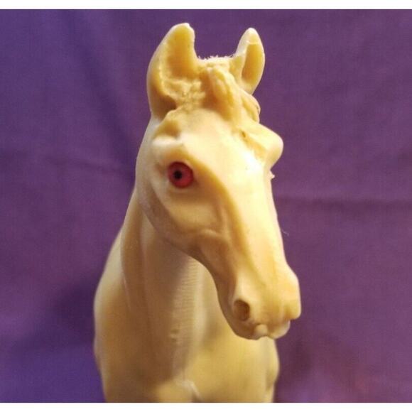 Vintage large & heavy Horse Marble look Resin Casting Statue Figurine - Picture 4 of 10